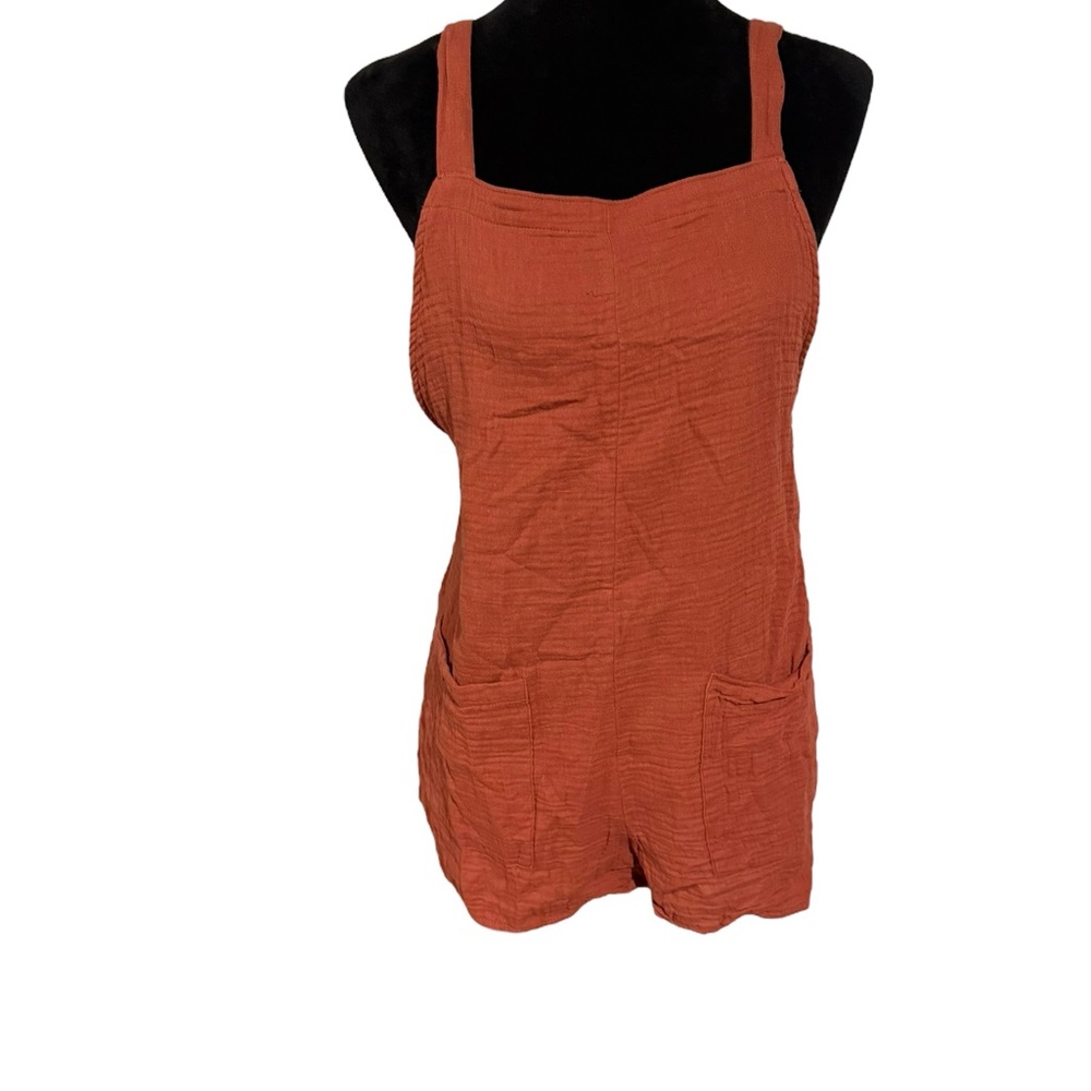 Xhilaration Rust Sleeveless romper